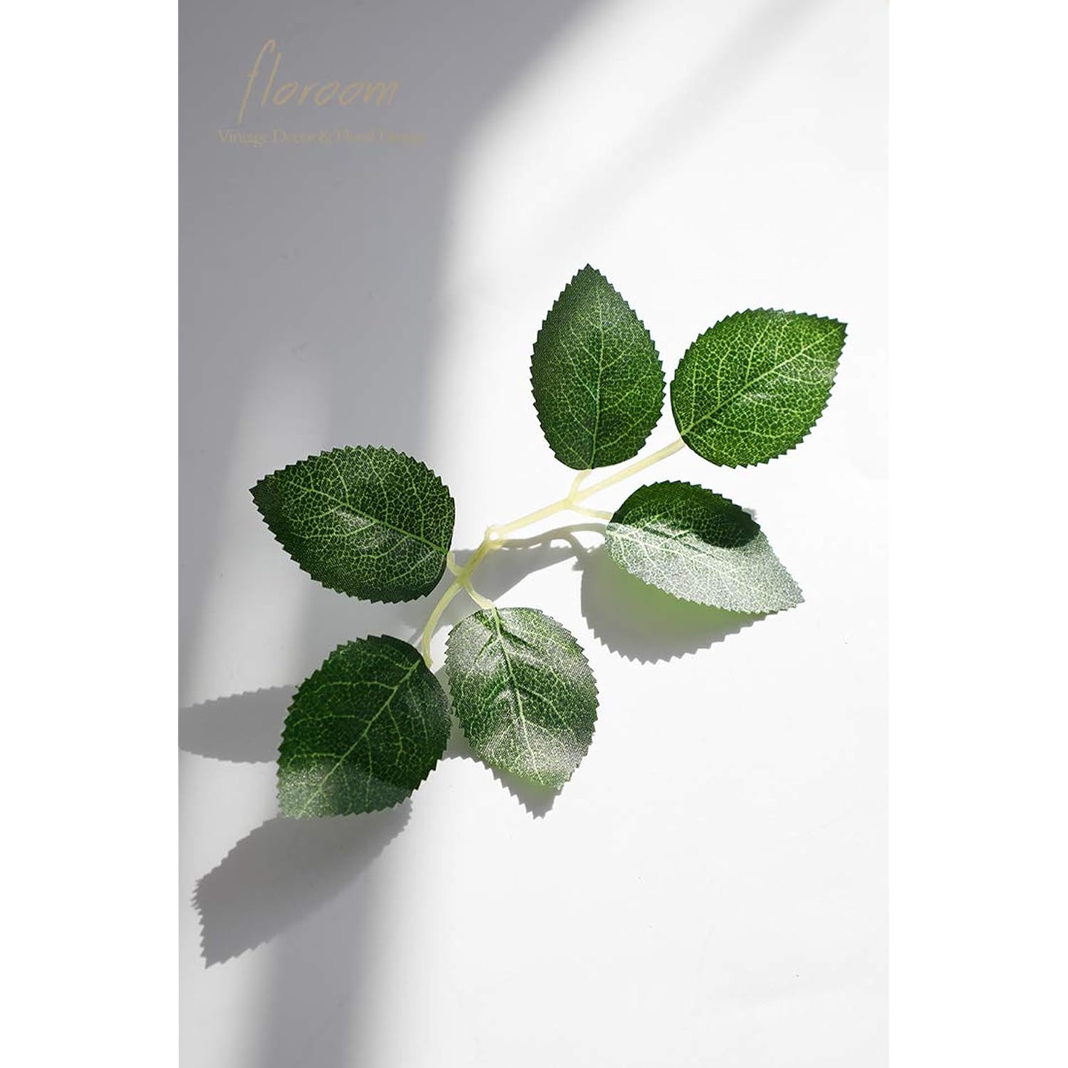 Artificial Green Leaves 35Pcs Bulk Faux Silk Greenery Fake Rose Flower Leaves For Diy Wedding Bouquets Bridal Shower Centerpieces Home Decorations