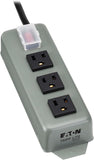 Heavy Duty 3 Outlet Metal Power Strip with 6FT Cord and Mountable Design for Garage and Workshop