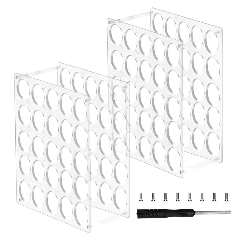 Acrylic Vinyl Storage Rack, Vinyl Roll Holder With 25 Holes, Vinyl Roll Storag