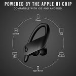 Pro Wireless Earbuds, 9H Playtime, Sweat Resistant, Apple H1 Chip - Black