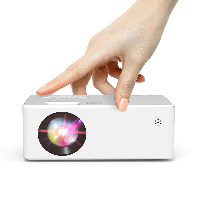 Mini Projector With Tripod, Portable Projector For Iphone, 9500Lumens Full Hd