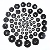 400 Pieces Buttons Round Resin Button Sewing Craft Buttons With Storag