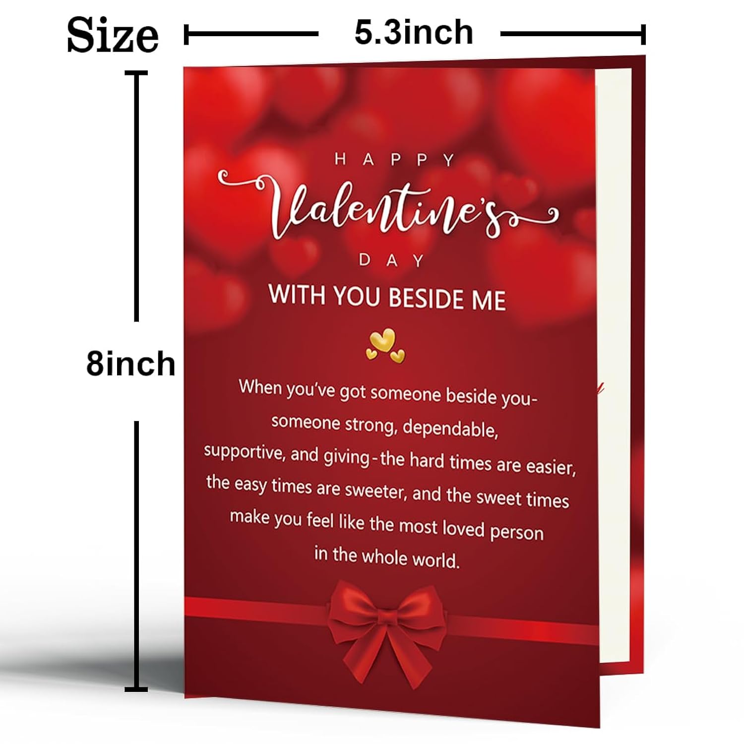 Valentines Day Card For Husband Boyfriend, Romantic Valentines Day Card For Wife Girlfriend, Valentine'S Day Gift For Him Men