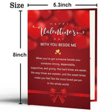 Valentines Day Card For Husband Boyfriend, Romantic Valentines Day Card For Wife Girlfriend, Valentine'S Day Gift For Him Men
