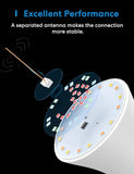 A19 Smart LED Light Bulbs 2 Pack RGBWW WiFi Dimmable E26 60W Equivalent Apple HomeKit Alexa Google Compatible