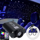 Bluetooth 16W Rgbw Fiber Optic Lights Star Ceiling Lighting Kits 450Pcs 0.03In 9.8Ft Music Sound Activated App Remote Control Car Home Headliner Decor