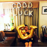 16 Inch Silver Foil Balloons Letters A To Z Numbers 0 To 9 For Prom Wedding Birthday Party Decor (Letter C)