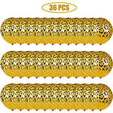 36pcs Leopard Print Balloons Jungle Animal Theme Party Decorations