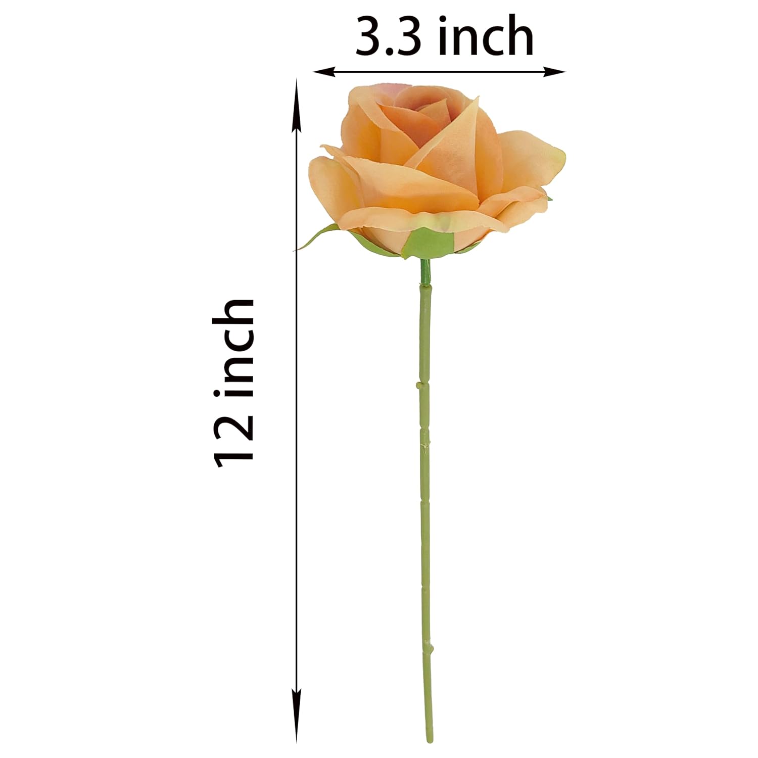 Artificial Light Coffee Satin Rose Flower Heads,42 Pcs Toffee Silk Rose Heads With Stems,3.5'' Rose Artificial Flowers Bulk,Artificial Brown Rose Flower Heads For Diy Crafts Bouquet (42, Toffee)