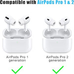 [3 Pairs] Silicone Ear Tips for AirPods Pro 1/2 with Storage Box (S/M/L)