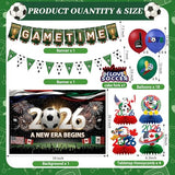 Soccer Birthday Party Decorations, 2026 Game Day Celebration Set