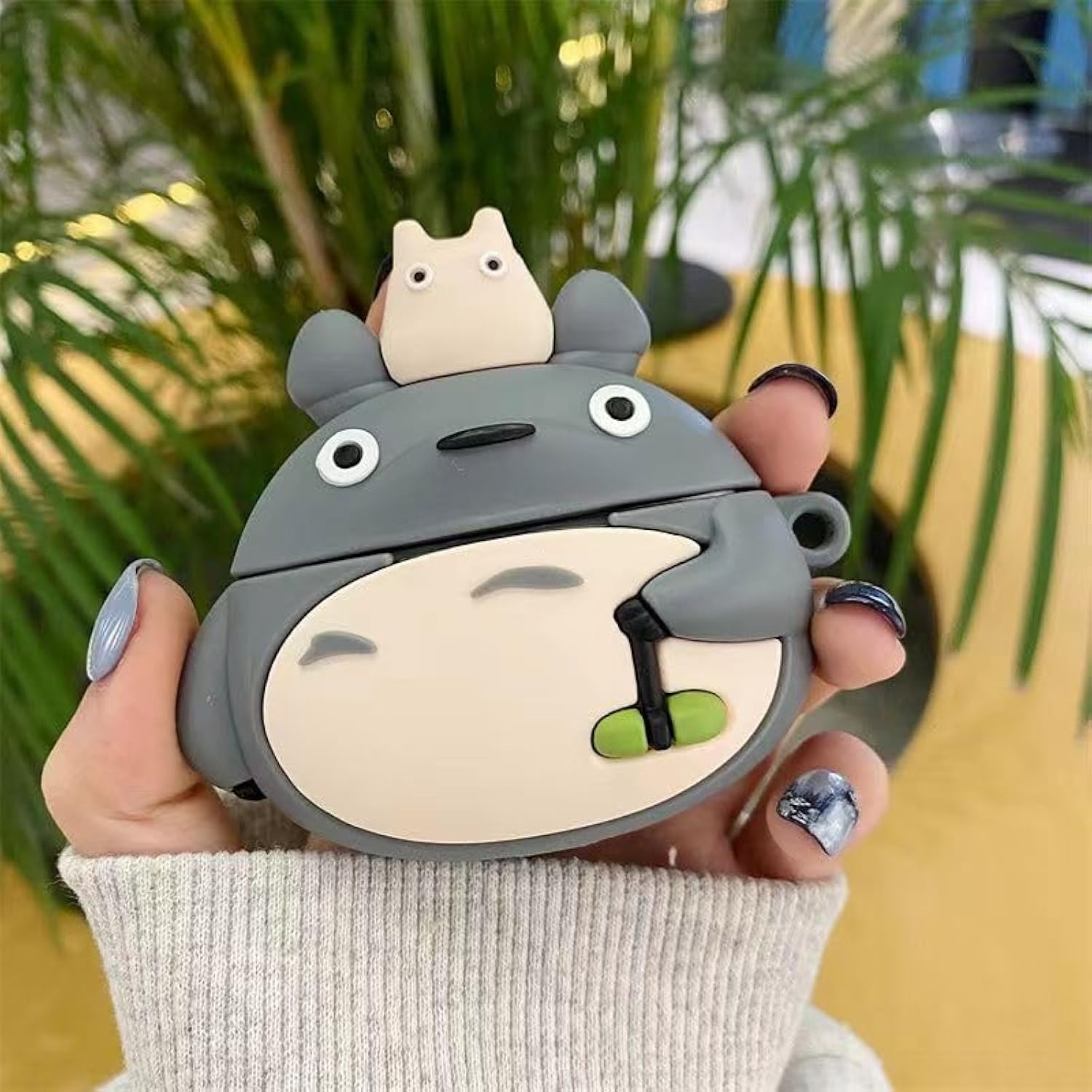 AirPods Pro 1st/ 2nd Generation Case with Keychain, Cute Kawaii Cartoon Design Premium Silicone Shock-Absorbing Protective Case Cover for AirPods Pro 2 & 1