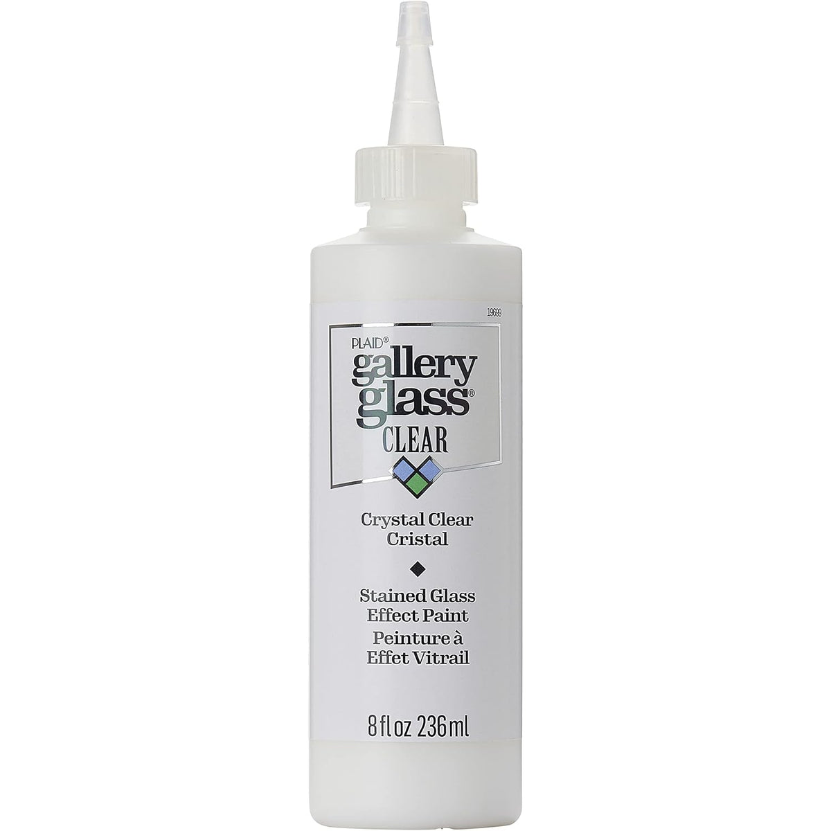 Gallery Glass Crystal Clear Stained Glass Paint, 8 fl oz - Perfect for DIY Arts and Crafts Projects, 19699