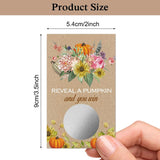 50 Pack Rustic Pumpkin Fall Bridal Shower Scratch Off Game Cards For Country Wedding, Bridal Shower, Bridal Lottery Tickets, Wedding Shower Ideas, Baby Showe