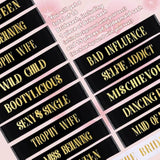 18 Pcs Birthday Queen Sashes Set For Women Black White Gold Happy Birthday Sash For Queen Party Favors