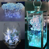 16 Pack Battery Operated LED Fairy Lights 10FT 30 LED Copper Wire String Lights IP65 Waterproof Mason Jar Lights Bendable Twinkle Lights for Indoor Outdoor Christmas Wedding Party Camping Decor