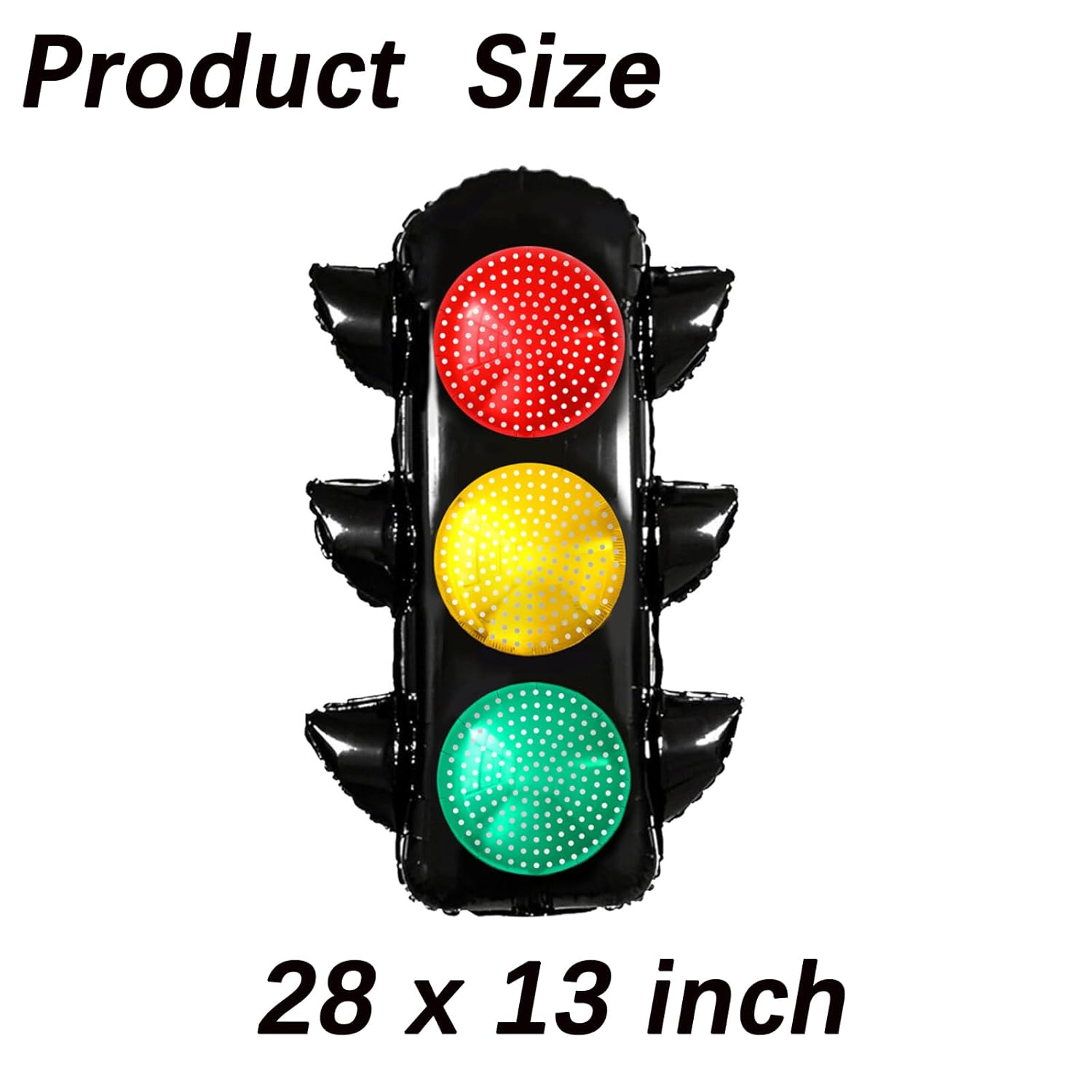 2Pcs Traffic Light Balloons For Cars Birthday Decorations?Transportation Balloons For Race Car Construction Vehicle Cars Themed Birthday Party Supplies