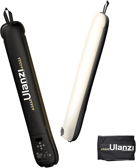 UA12 Inflatable Tube Light 12W Bi Color Portable LED Air Light Bar for Video YouTube Filmmaking