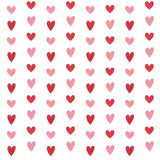 80 Red Pink Heart Garland - Valentines Love Heart Hanging Garlands, Heart Streamers Hanging For Galentines Valentine'S Day Decorations (No Diy)