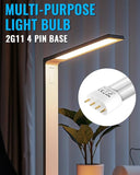 2G11 CFL Light Bulbs 2 Pack 24W 4000K Natural White PL24-C Replacement T5 Double Tube Dimmable