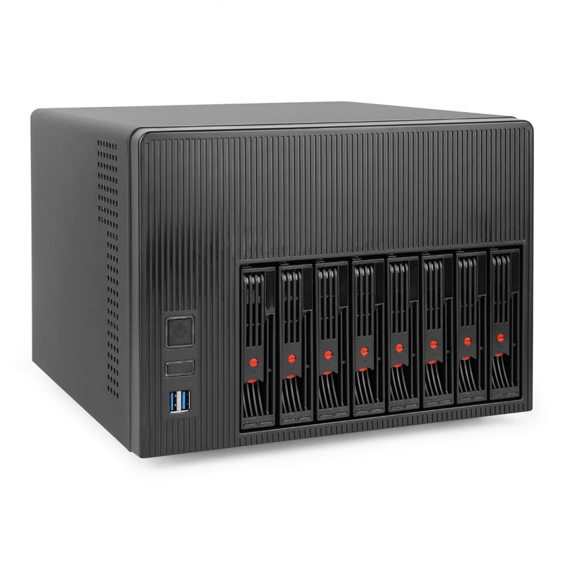 K7 8 Bay Nas Case, Computer Network Attached Storage Enclosures Compatible Mic