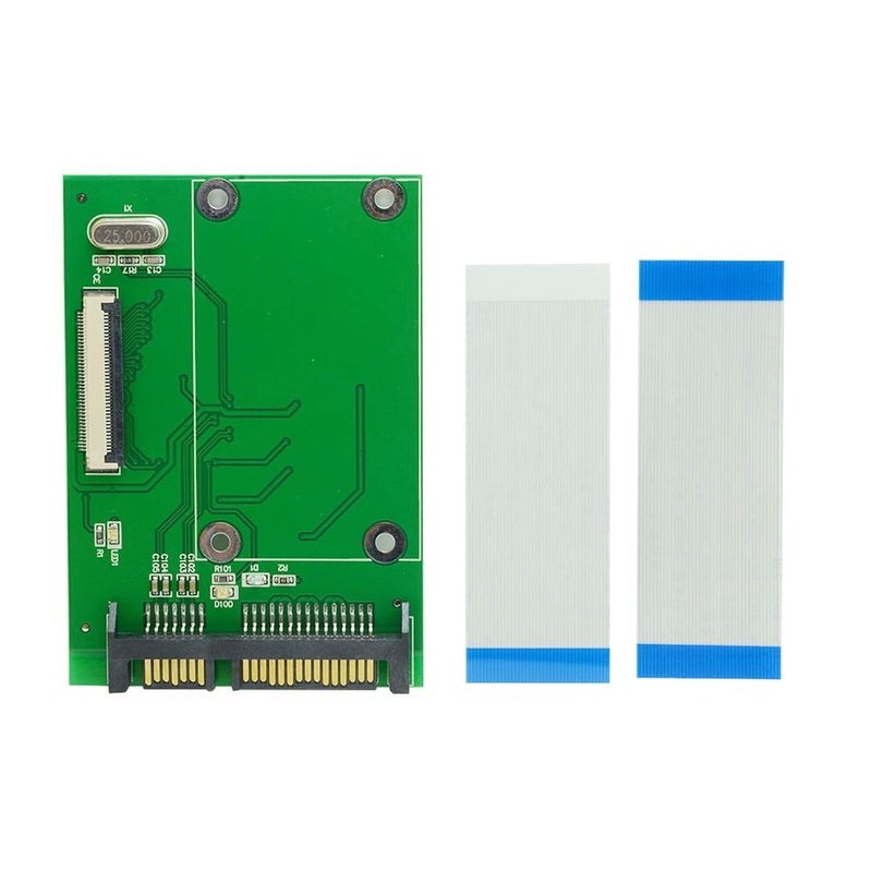 cablecc 40 Pin ZIF CE 1.8 Inch SSD/HDD to SATA Adapter Board with LIF Flat Cab