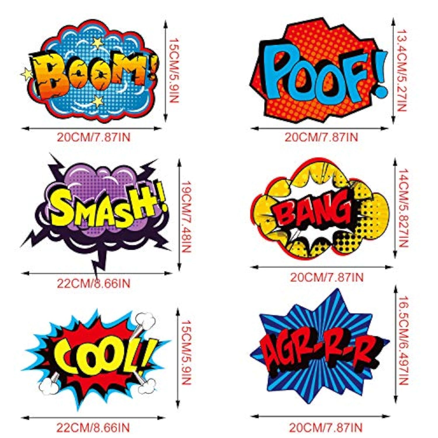 30 Pieces Hero Themed Party Decorations, Fun Hero Sign Cutouts Signs Paper Cardboard Cutouts