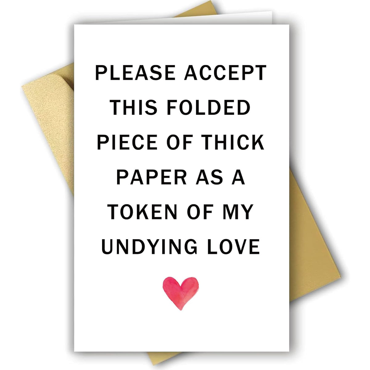 Sarcastic Valentine'S Day Card For Husband Wife Boyfriend Girlfriend Partner Spouse, Funny Wedding Anniversary Card For Him Her, Hilarious Love You Gift For Women Men