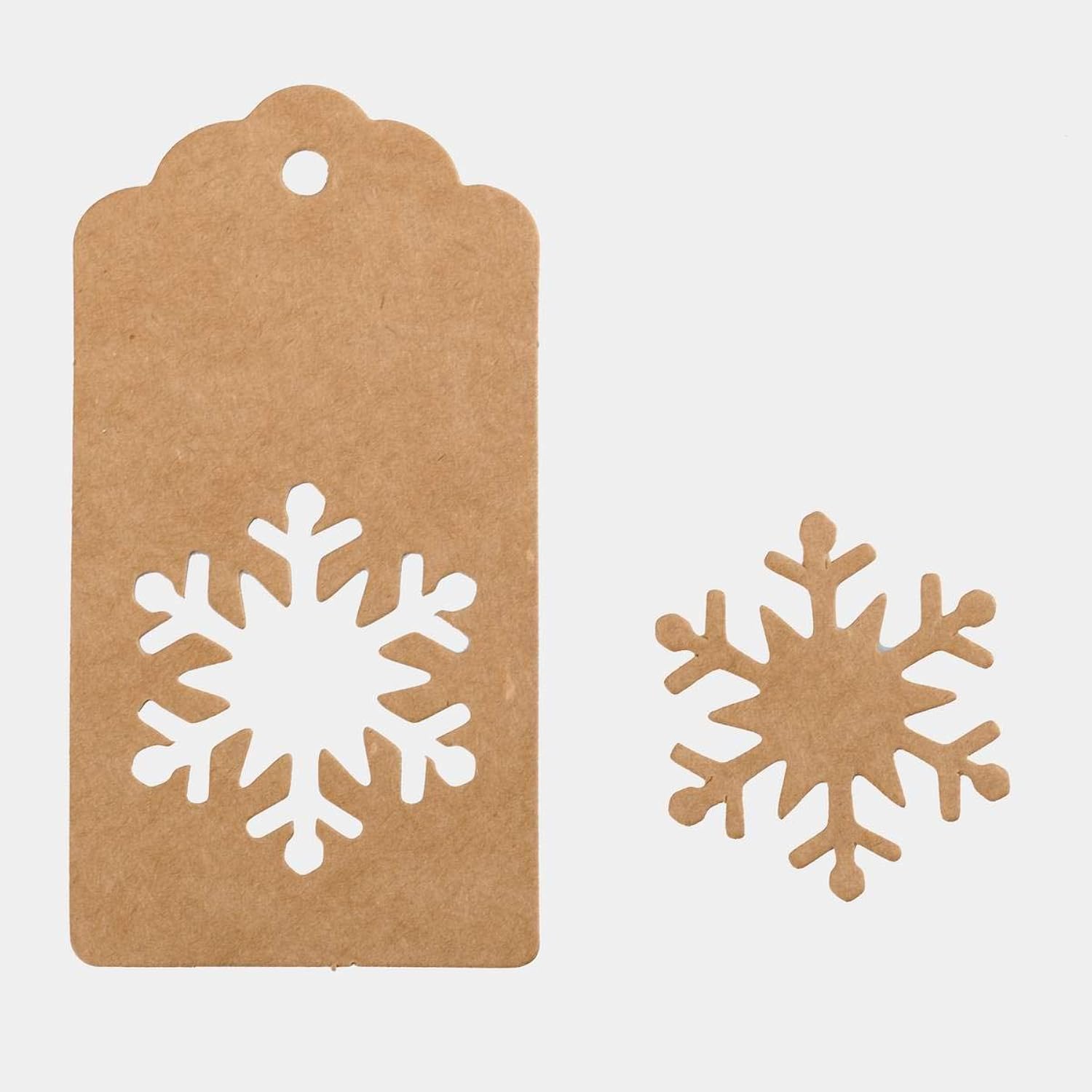 Christmas Snowflake Hanging Gift Tags,Paper Price Tags Labels,150Pcs