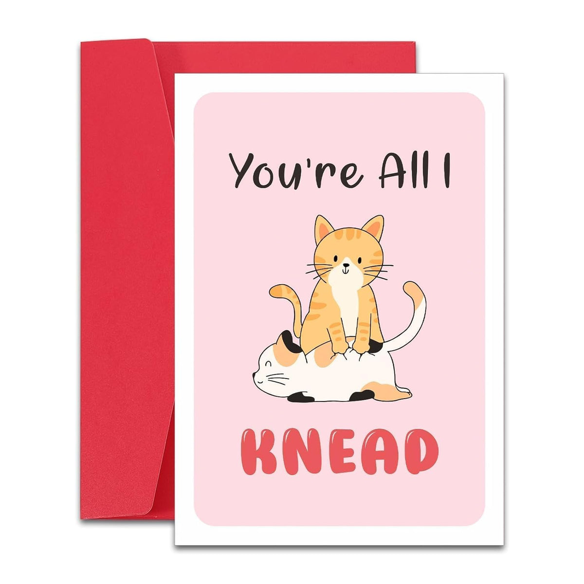 Cat Valentines Day Cards, Valentine'S Day Gift For Him Her, Happy Vday Greeting Card For Boyfriend Girlfriend Mom Dad Friends, Anniversary Valentines Card For Wife Husband, Love Cards For Cat Lovers