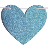 Oh Boy Glitter Banner - Baby Shower Decorations For Boy - Gender Reveal Party Garland