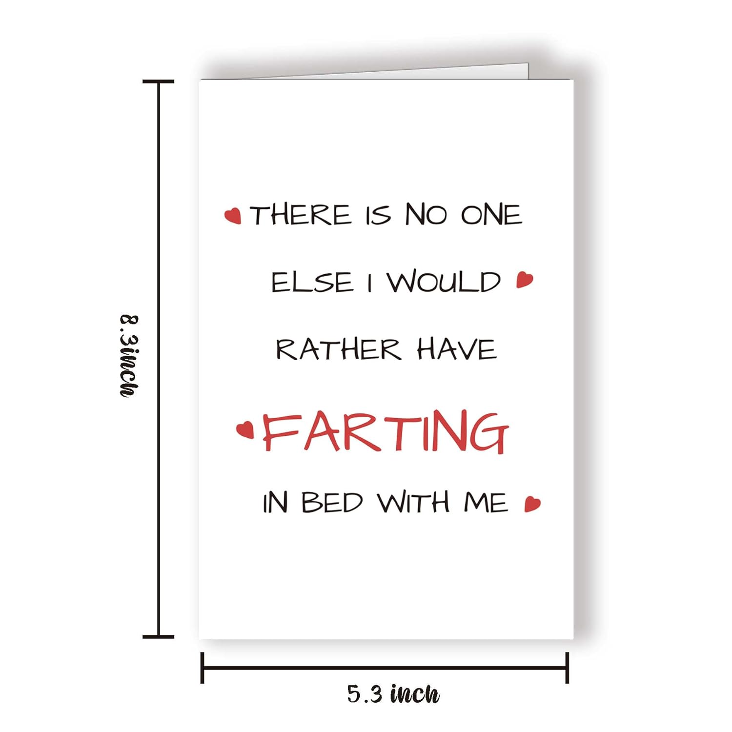 Funny Happy Birthday Card For Him Her, Humorous Anniversary Valentine’S Day Card For Boyfriend Husband, Lovely Birthday Gift