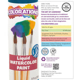 - Lwpack Liquid Watercolor Paint, 4 Fl Oz, Set Of 6, Non-Toxic, Painting, Kids, Craft, Hobby, Fun, Water Color, Posters, Cool Effects, Versatile, Gift