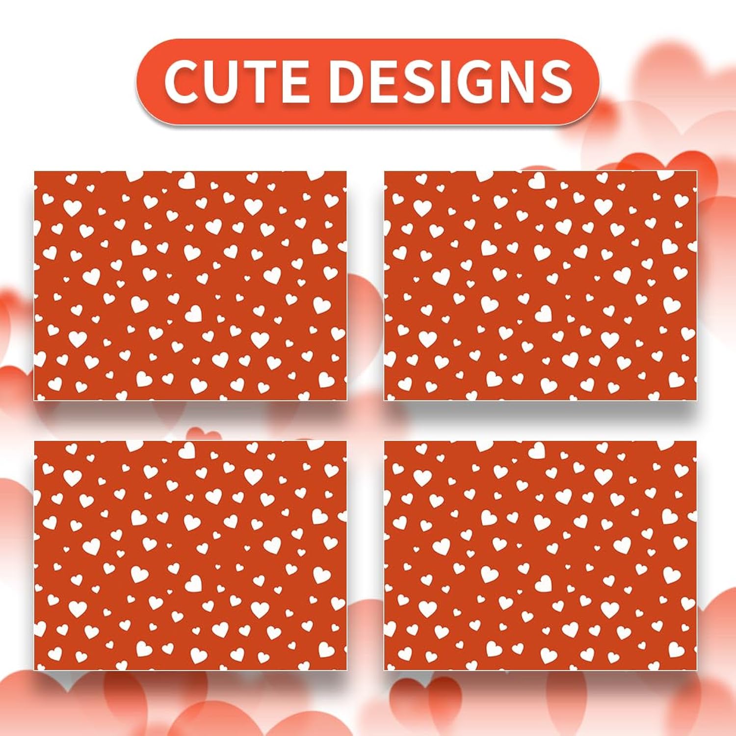 Red With Love Heart Gift Wrapping Paper,6 Sheets Love Pattern Wrapping Paper For Wedding Birthday Valentines Day Mothers Day Anniversary Women Man Girl Boy Gift Wrap Paper,27X20 Inch