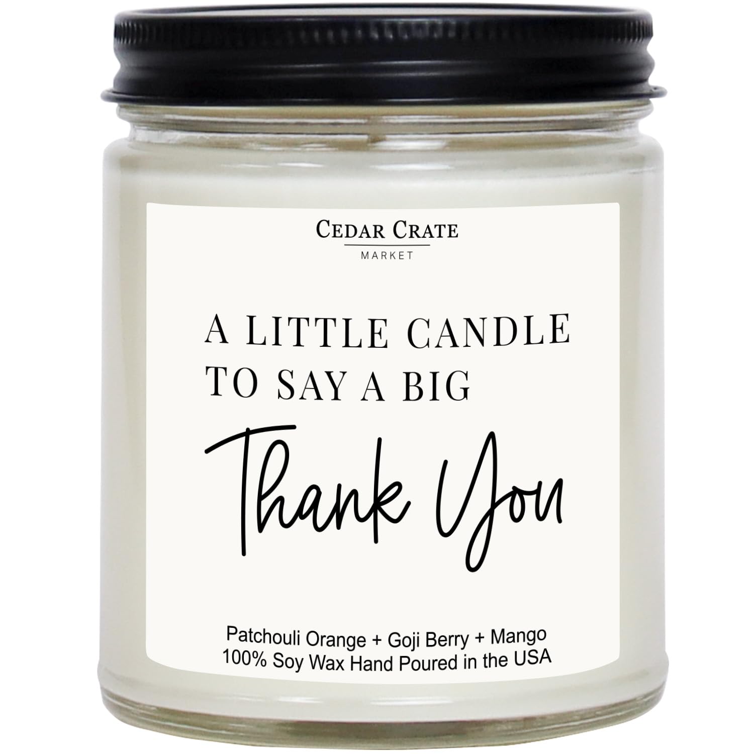 - Thank You Gifts For Women | A Little Candle To Say A Big Thank You - Present For Men, Mom, Coworkers, Nurse, Clients, Employee Teacher Appreciation Gifts, Made In Usa
