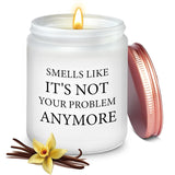 Retirement Gift For Woman, Funny Going Away Leaving New Job Retirement Gifts For Female Coworkers Boss Teacher Nurse Colleague, Farewell Goodbye Divorce Gifts For Women Friend, Vanilla Scented Candles