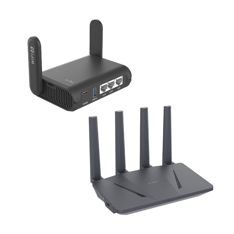 GL.iNet GL-AXT1800 (Slate AX) Pocket-Sized Wi-Fi 6 Gigabit Travel Router & GL.