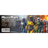 Micro-Mark Prime Plus Acrylic Paint Set