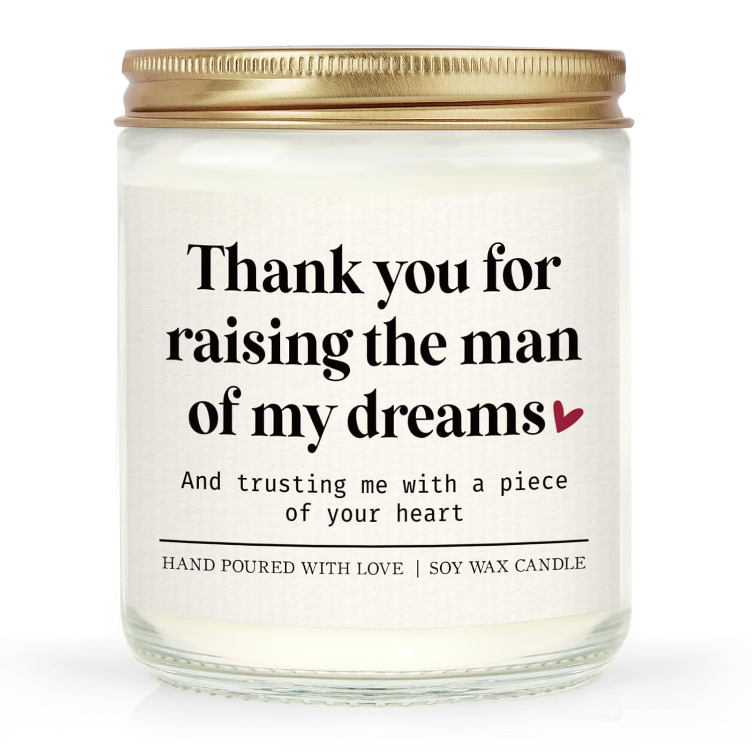 Mother Of The Groom Gifts From Bride - Wedding Gift For Mom Of The Groom Mother-In-Law From Bride Lavender Scented Soy Wax Candle 7Oz