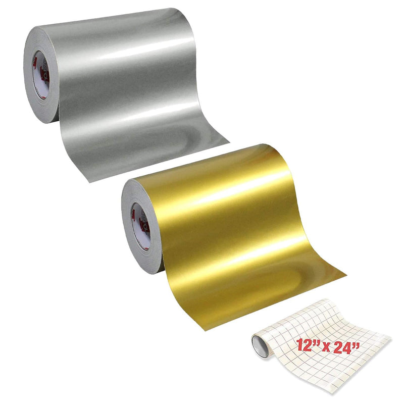 651 2 Color Combo Pack Adhesive Craft Vinyl 12 Inches X 24 Inches Roll