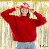 4 Pack Light Gold Fringe Curtain Backdrop, 3.2Ft X 6.6Ft Metallic Tinsel Foil Fringe Streamers Background For Photo Booth Birthday Wedding Baby Shower Carnival Easter Mother’S Day Party Decorations