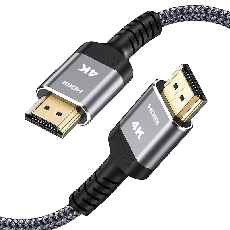 High-Speed 4K Hdmi Cable 25 Ft, 18Gbps High Speed 2.0 Braided Hdmi Cord, 4K Hd