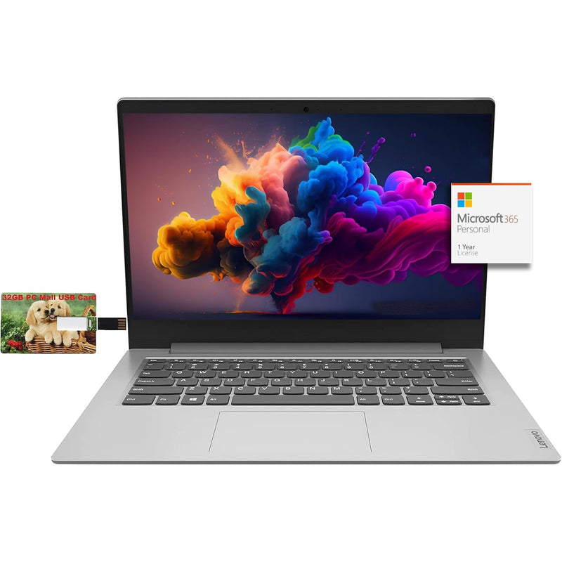 Lenovo IdeaPad 1 Laptop, 14 Inch HD Anti-Glare Display, Intel Quad-Core Pentiu