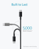 2 Pack USB C to USB C Cable 3.3FT 60W Fast Charging Cord for iPhone 17 iPad Mini 6 Samsung Black