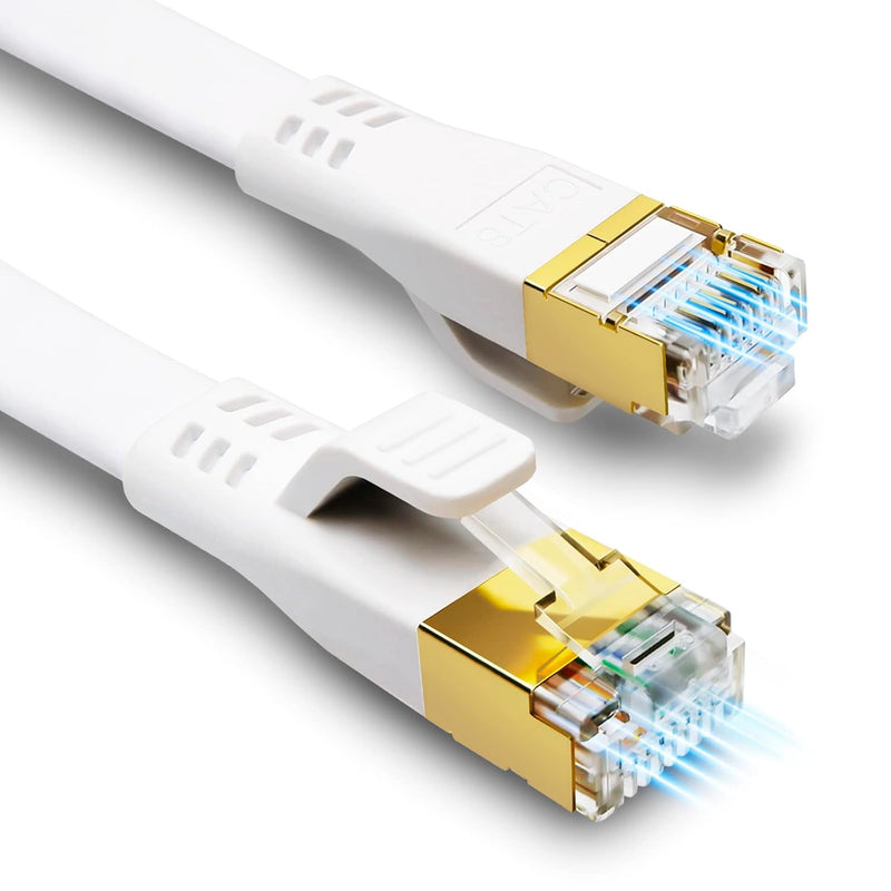 Cat 8 Ethernet Cable 20Ft, Ethernet Cable For Gaming, High Speed 40Gbps 2000Mh