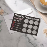 Funny Naughty Gift For Him, Naughty Scratch Card, Birthday Scratch Card, Birthday Gift For Him, Gift For Boyfriend, Gift For Him, Surprise Your Boyfriend, Husband, Or Other Half With This Funny , Funny Scratch Card.Valentine'S Day Scratch Card (3 B)