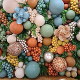 174Pcs Safari Balloons Garland Arch Kit,Jungle Baby Shower Decorations