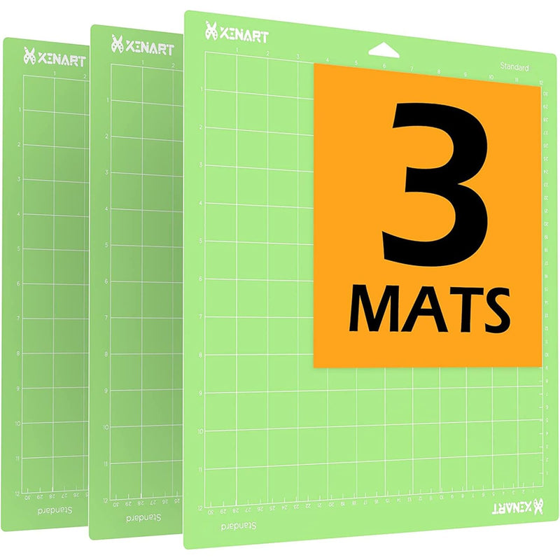 Cutting Mats For Cricut Maker 3/Explore 3/Maker/Air 2,12X12 Inch 3 Mats Standa