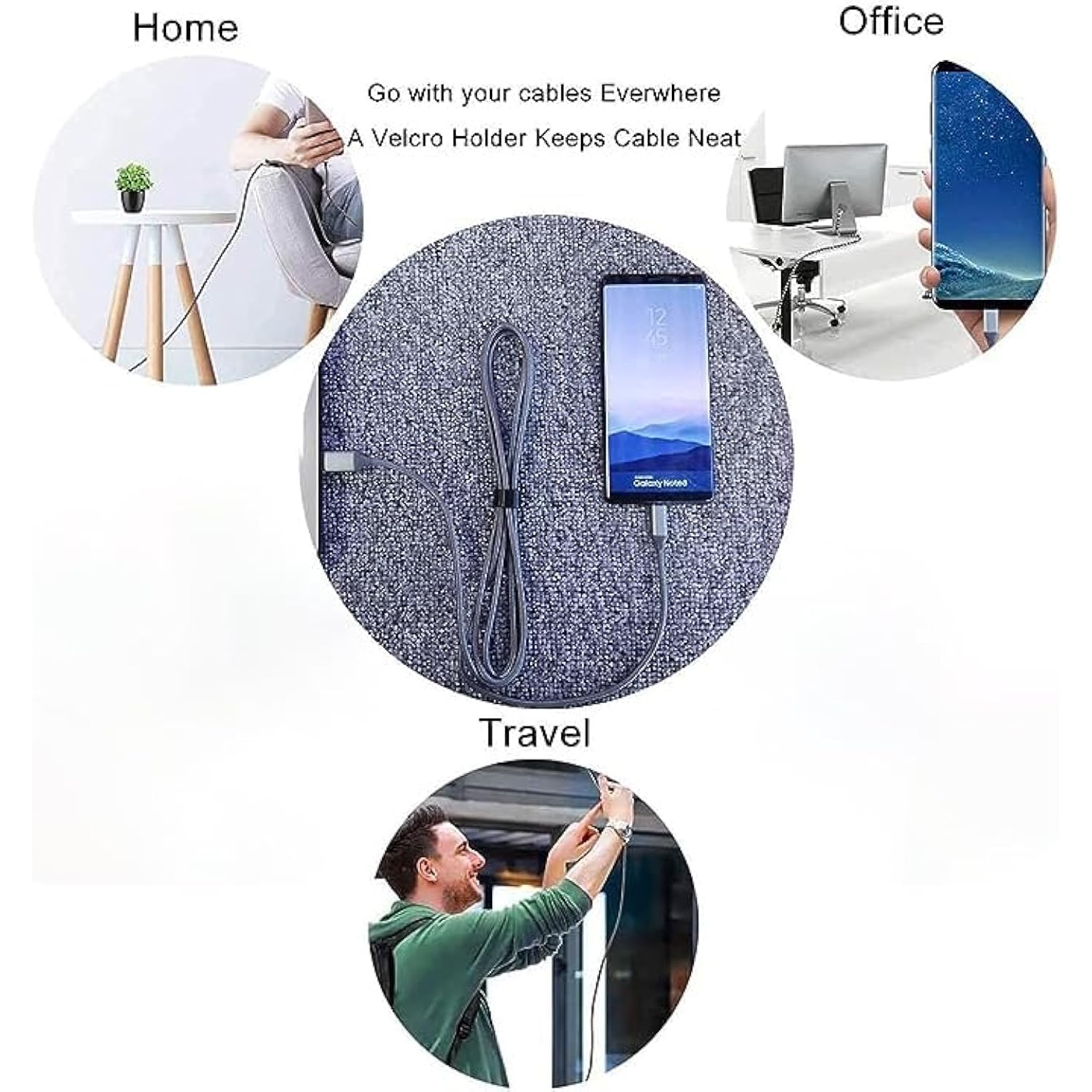 Usb C Cable 15Ft 2Pack, Extra Long Usb-A To Usb-C Cable Braided Fast Charger C