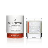 Wixology Cocktail Inspired Bourbon Candle - Sidecar Scent - Coconut And Soy Blended Wax - Hand Poured In Re-Usable Rocks Glass - Made In Kentucky - 7 Oz